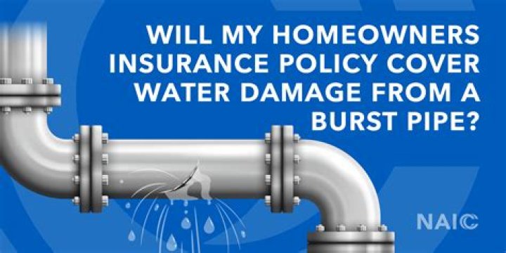 Does flood insurance cover broken pipes?