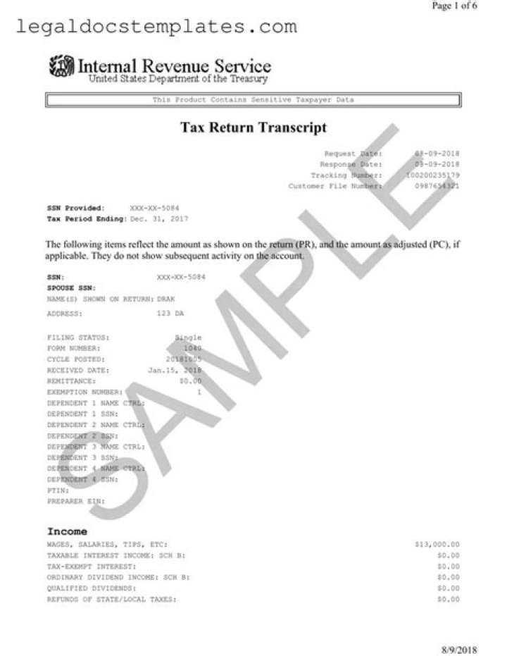 Does IRS sign return receipt?