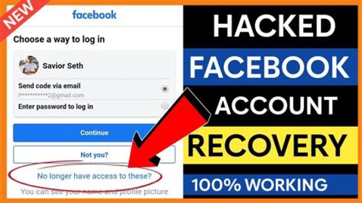How can I recover my old Facebook account without email and password?