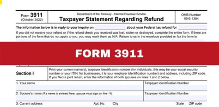 How do I fill out a 3911 form for a missing stimulus check?