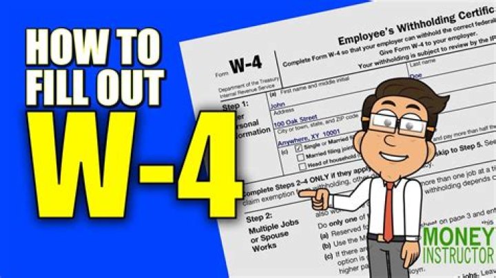 How do you fill out a W-4 withholding election?
