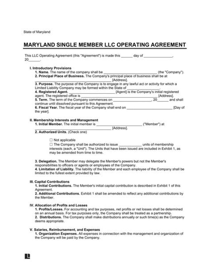 Is an operating agreement required for an LLC in Montana?