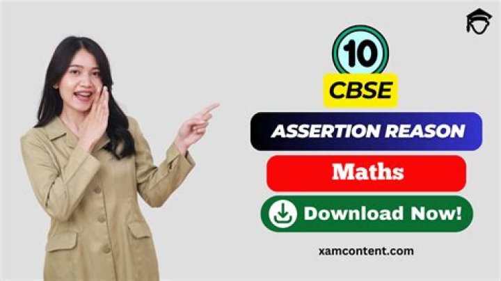 What are Assertion reason questions?