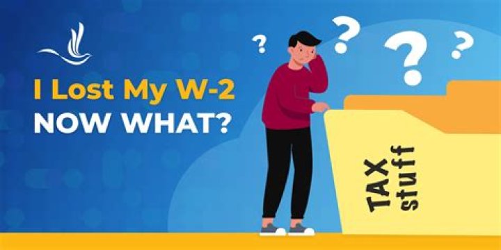 What if I lost my W-2?