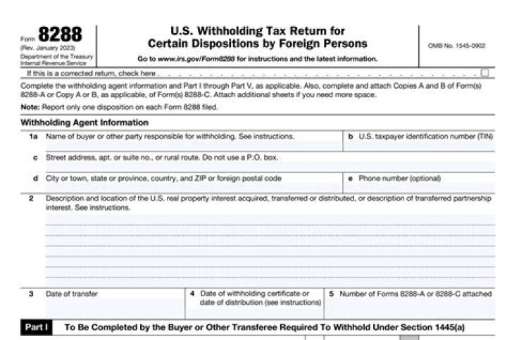 What is a 8288 tax form?