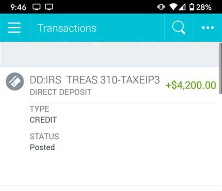 What is TCS Treas 449 direct deposit?