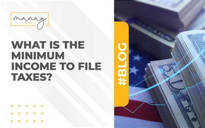 What is the minimum income to claim a dependent?